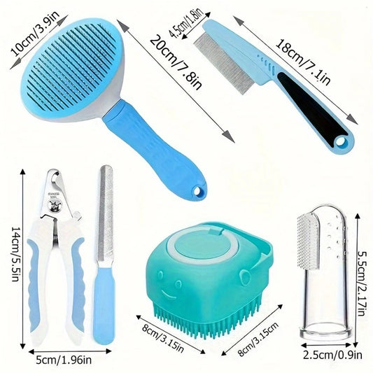 Doggies Merch® 7 Pack Pet Grooming Set