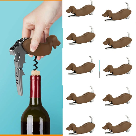 🐾 Dachshund Corkscrew Wine Bottle Opener – Playful & Functional