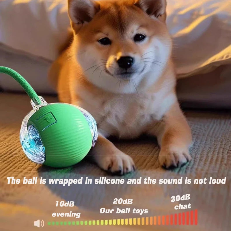 ⚡ Interactive Rolling Ball Dog Toy – Extended Battery Edition
