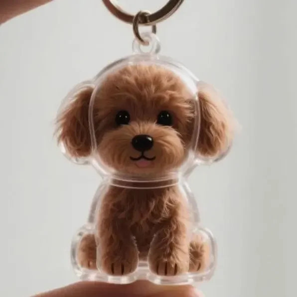 🐾 Keepsake Capsule Keychain – Memory Holder for Pets