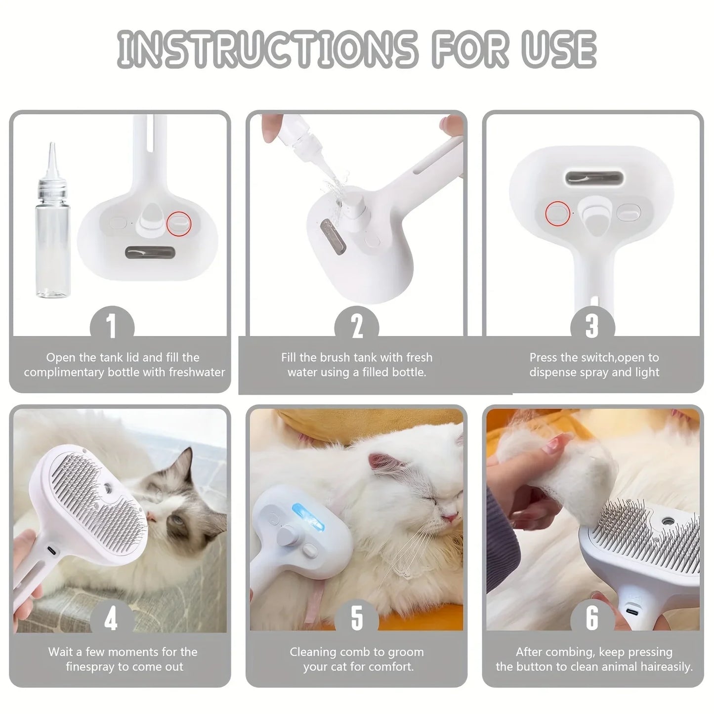 Doggies Merch® Misty Pet Brush