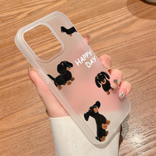 Doggies Merch® Dachshund Apple iPhone Cases