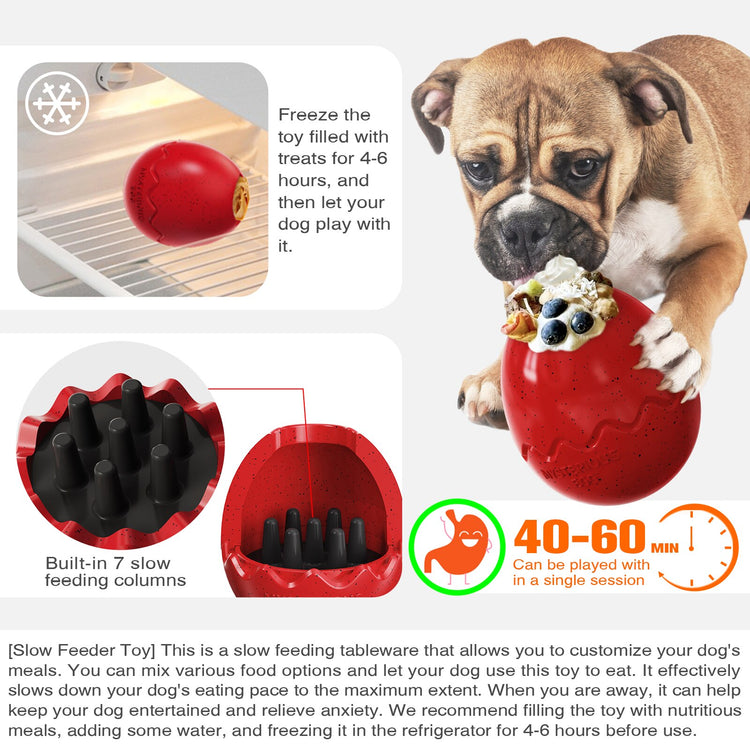 Doggies Merch® Interactive Egg Slow Feeder