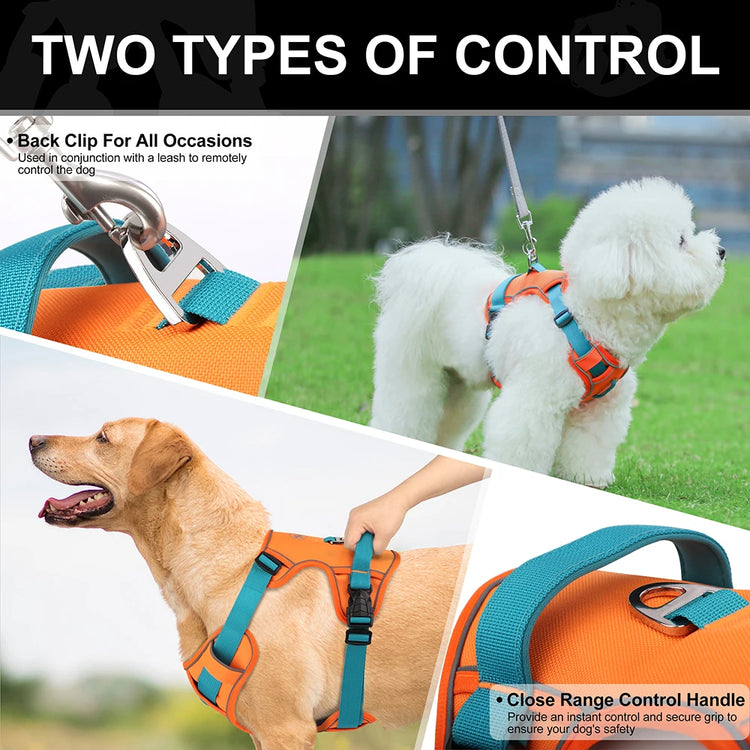 Doggies Merch® Non Pull Reflective Harnesses