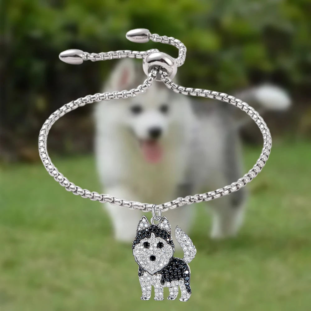 Husky Steling Silver Bolo Bracelet