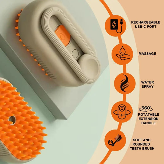 Doggies Merch® 3in1 Steam Brush