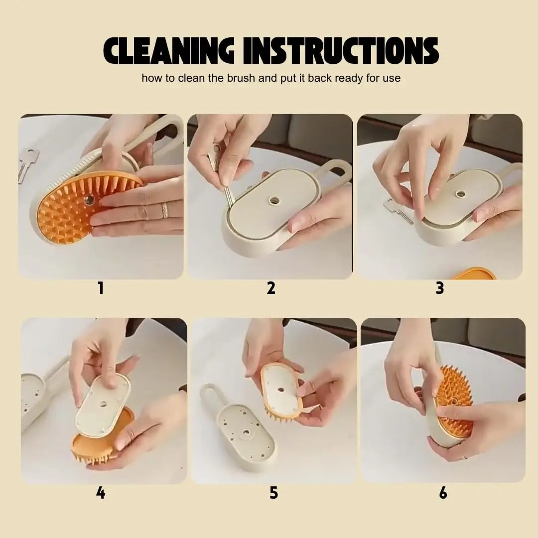 Doggies Merch® 3in1 Steam Brush
