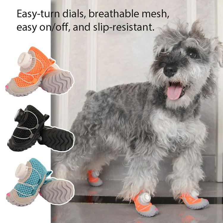 PawTrek Reflective Mesh Dog Sneakers