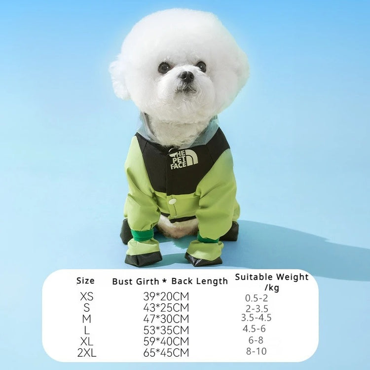 Doggies Merch® PetFace Raincoat (Small Breed's)