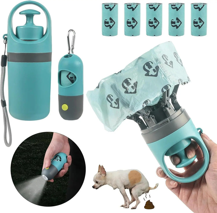 🐾 Portable Dog Poop Scooper Set – Clean Walks Made Easy