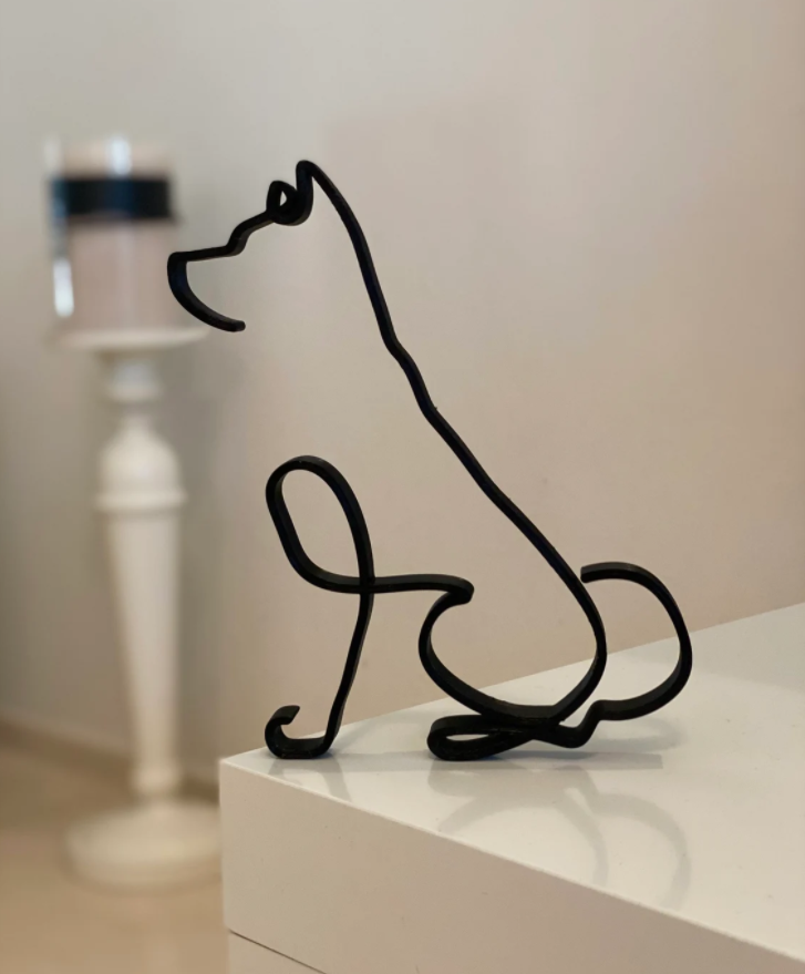 Doggies Merch® Minimalist Akita Ornament