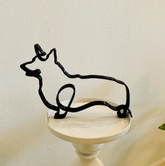 Doggies Merch® Minimalist Corgi Ornament