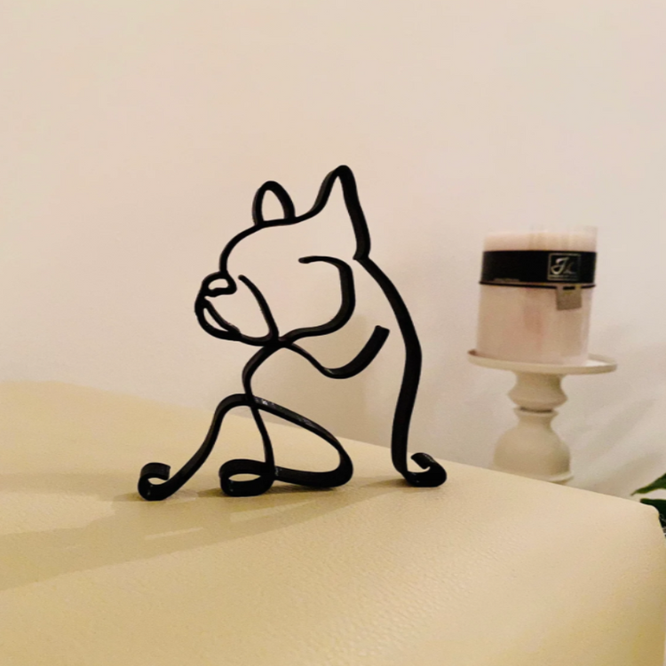 Doggies Merch® Minimalist French Bulldog Ornament