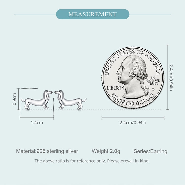 Doggies Merch® Dachshund Ring & Earrings