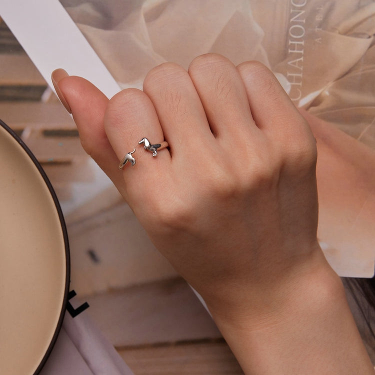 Doggies Merch® Dachshund Ring & Earrings