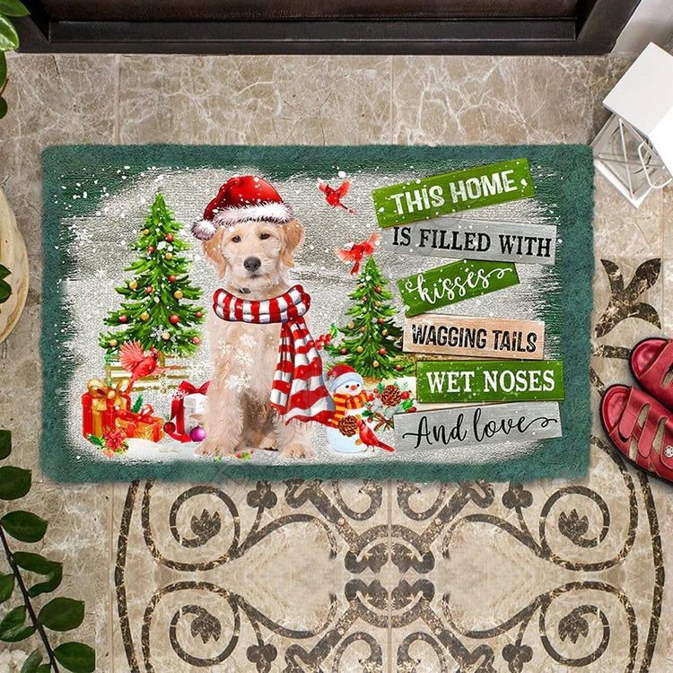 Doggies Merch® Golden Retriever Puppy "HOLIDAY EDITION" Doormat