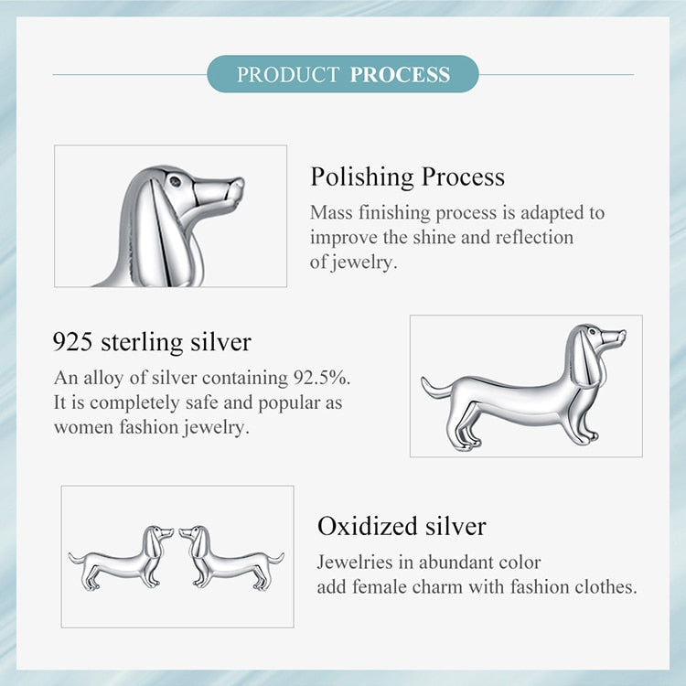 Doggies Merch® Dachshund Ring & Earrings