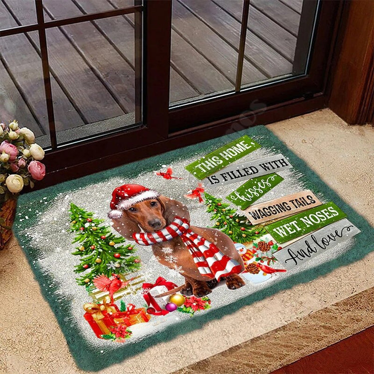 Doggies Merch® Dachshund "HOLIDAY EDITION" Doormat