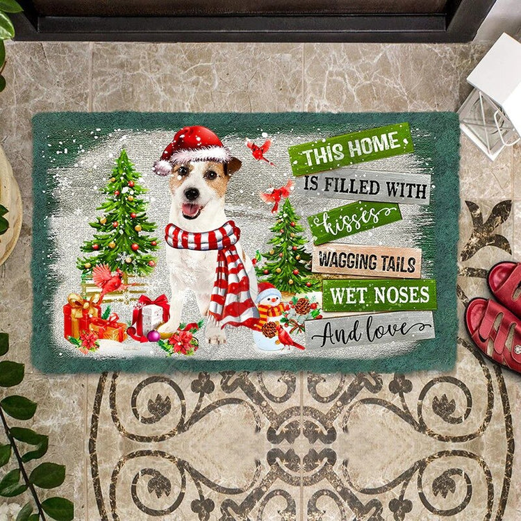 Doggies Merch®  Jack Russell  "HOLIDAY EDITION" Doormat