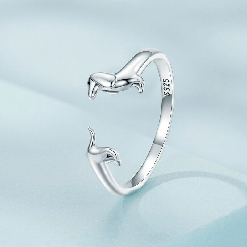 Doggies Merch® Dachshund Ring & Earrings