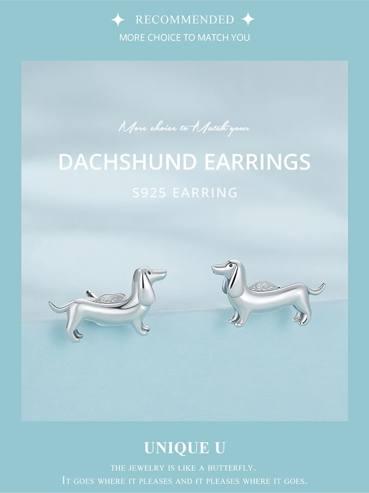 Doggies Merch® Dachshund Ring & Earrings