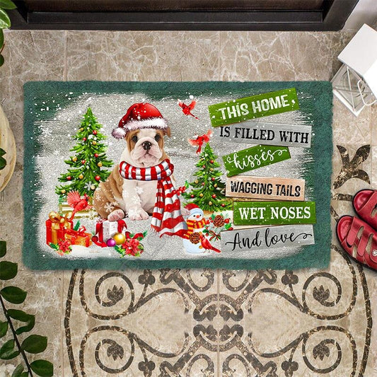 Doggies Merch® Bulldog "HOLIDAY EDITION" Doormat