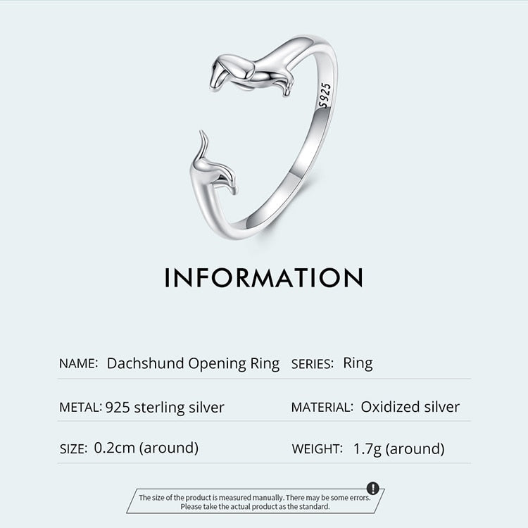 Doggies Merch® Dachshund Ring & Earrings