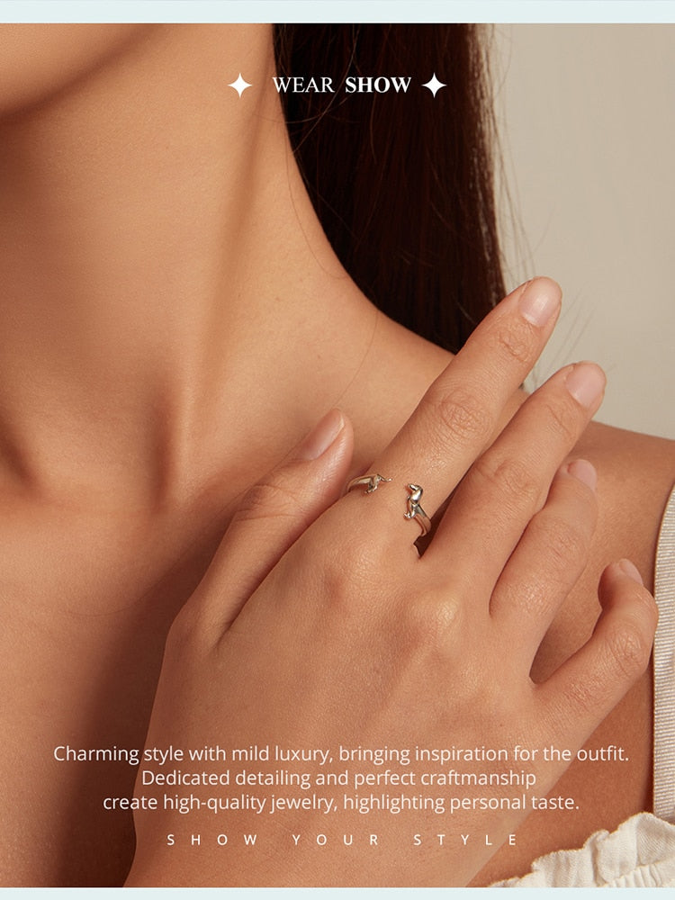 Doggies Merch® Dachshund Ring & Earrings