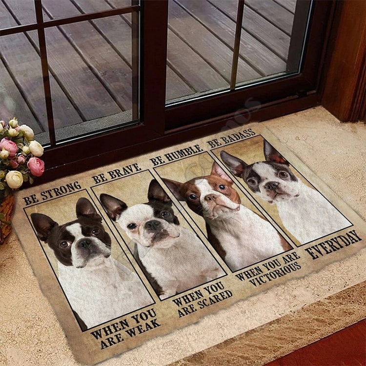 Doggies Merch® Boston Terrier Doormat