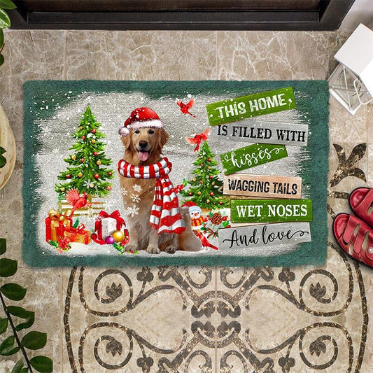 Doggies Merch® Golden Retriever "HOLIDAY EDITION" Doormat