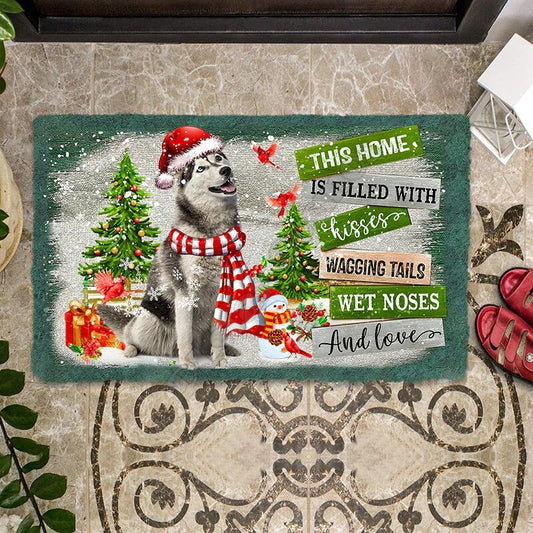 Doggies Merch® Husky HOLIDAY EDITION Doormat