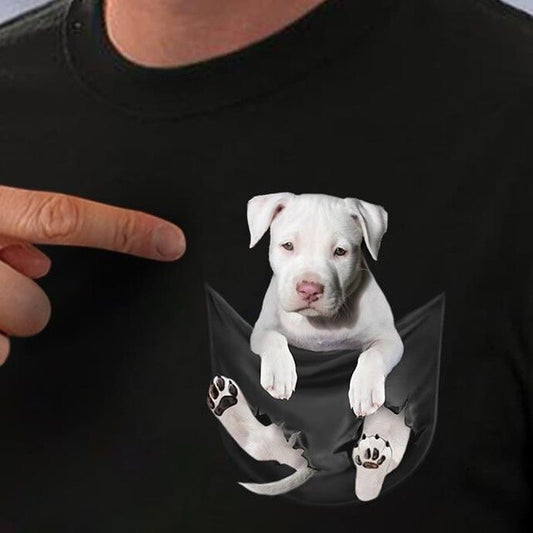 Doggies Merch® Pitbull Pocket Tee