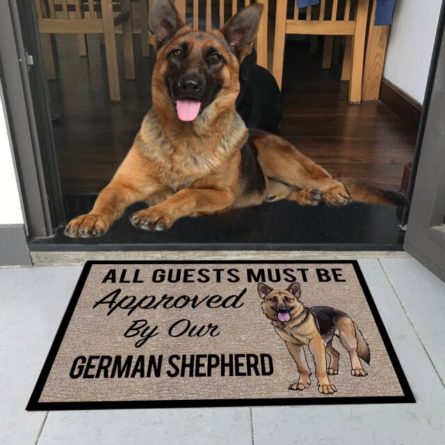 Doggies Merch® German Shepherd "APPROVAL" Doormat Ver. 2