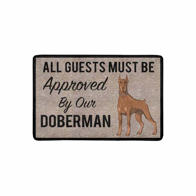 Doggies Merch® Doberman "APPROVAL" Doormat