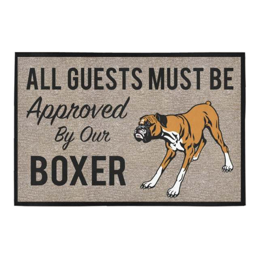 Doggies Merch® Boxer "APPROVAL" Doormat Ver. 2