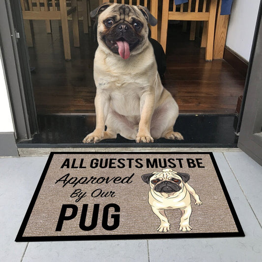 Doggies Merch® Pug "APPROVAL" Doormat