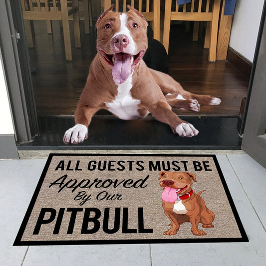 Doggies Merch® Pitbull "APPROVAL" Doormat