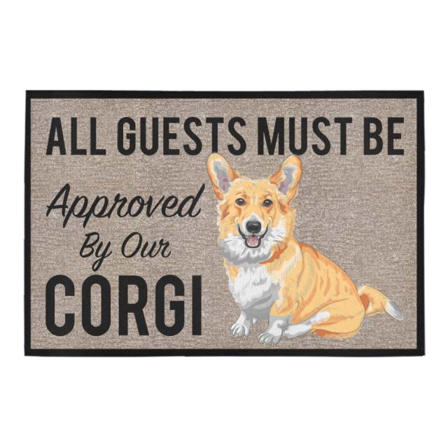 Doggies Merch® Corgi "APPROVAL" Doormat