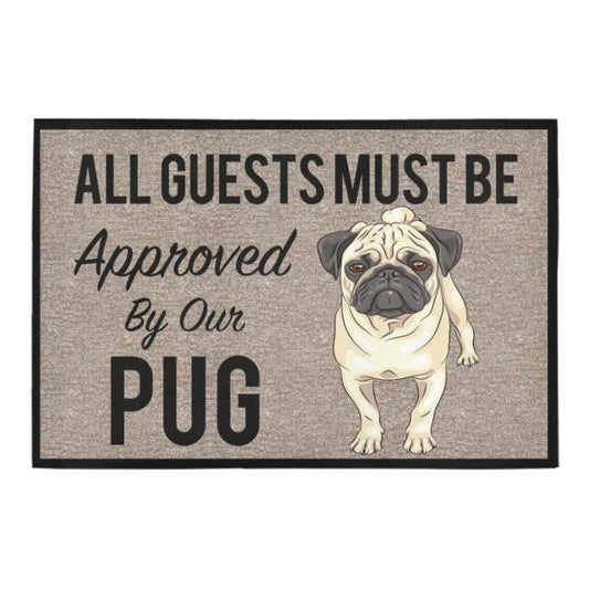 Doggies Merch® Pug "APPROVAL" Doormat