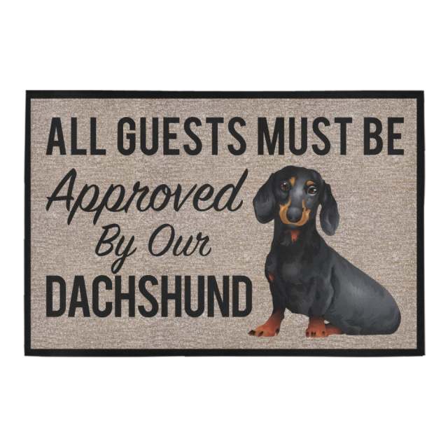 Doggies Merch® Dachshund "APPROVAL" Doormat