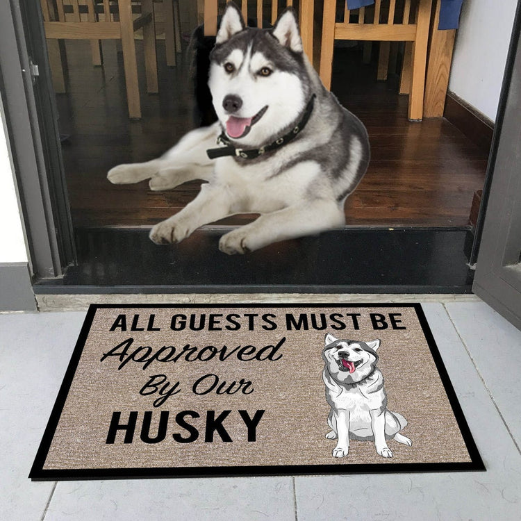 Doggies Merch® Husky "APPROVAL" Doormat