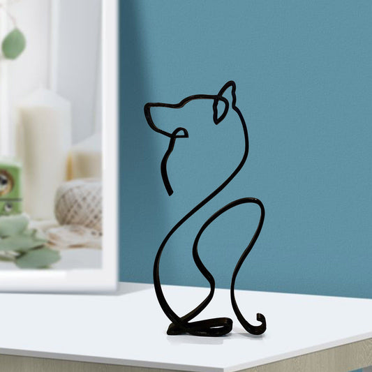 Doggies Merch® Minimalist Husky Ornament