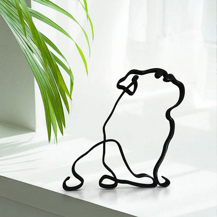 Doggies Merch® Minimalist Bulldog Ornament