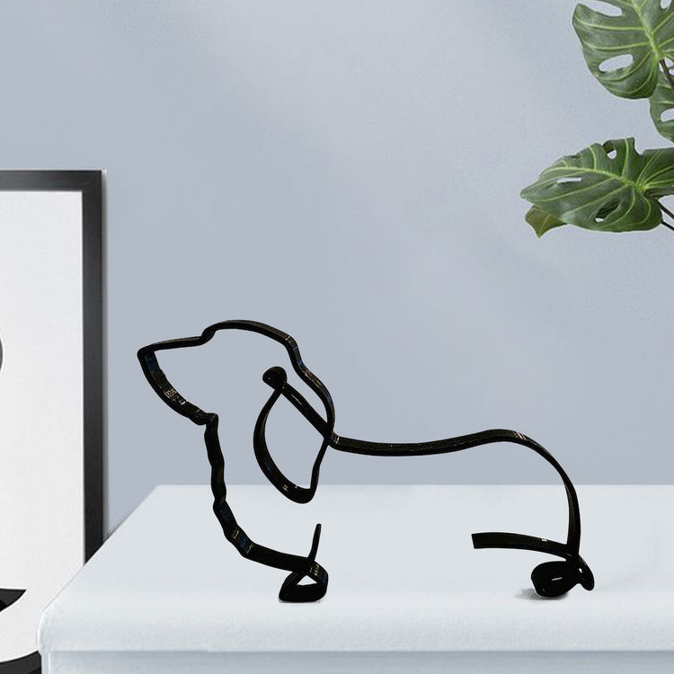 Doggies Merch® Minimalist Basset Hound Ornament