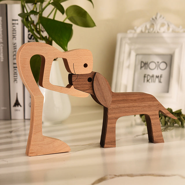 Doggies Merch® Handmade Wood Decor Sculptures