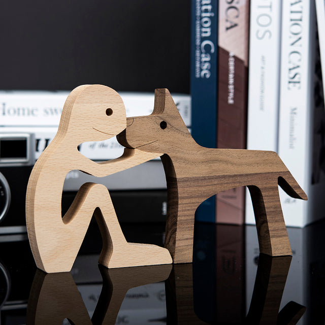 Doggies Merch® Handmade Wood Decor Sculptures