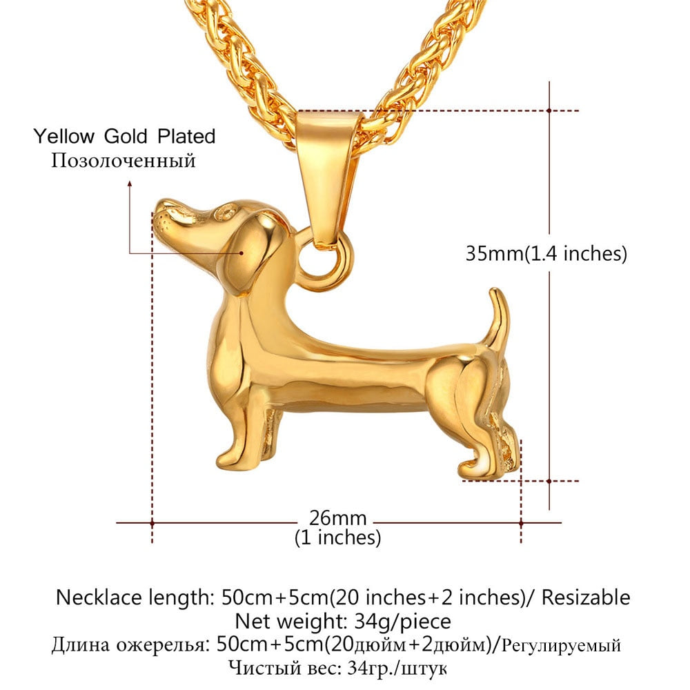 Doggies Merch® Dachshund Necklace & Pendant