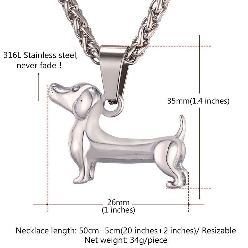 Doggies Merch® Dachshund Necklace & Pendant