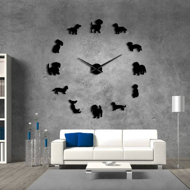 Doggies Merch® Dachshund Wall Clock