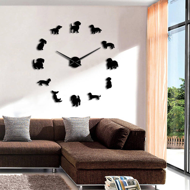 Doggies Merch® Dachshund Wall Clock